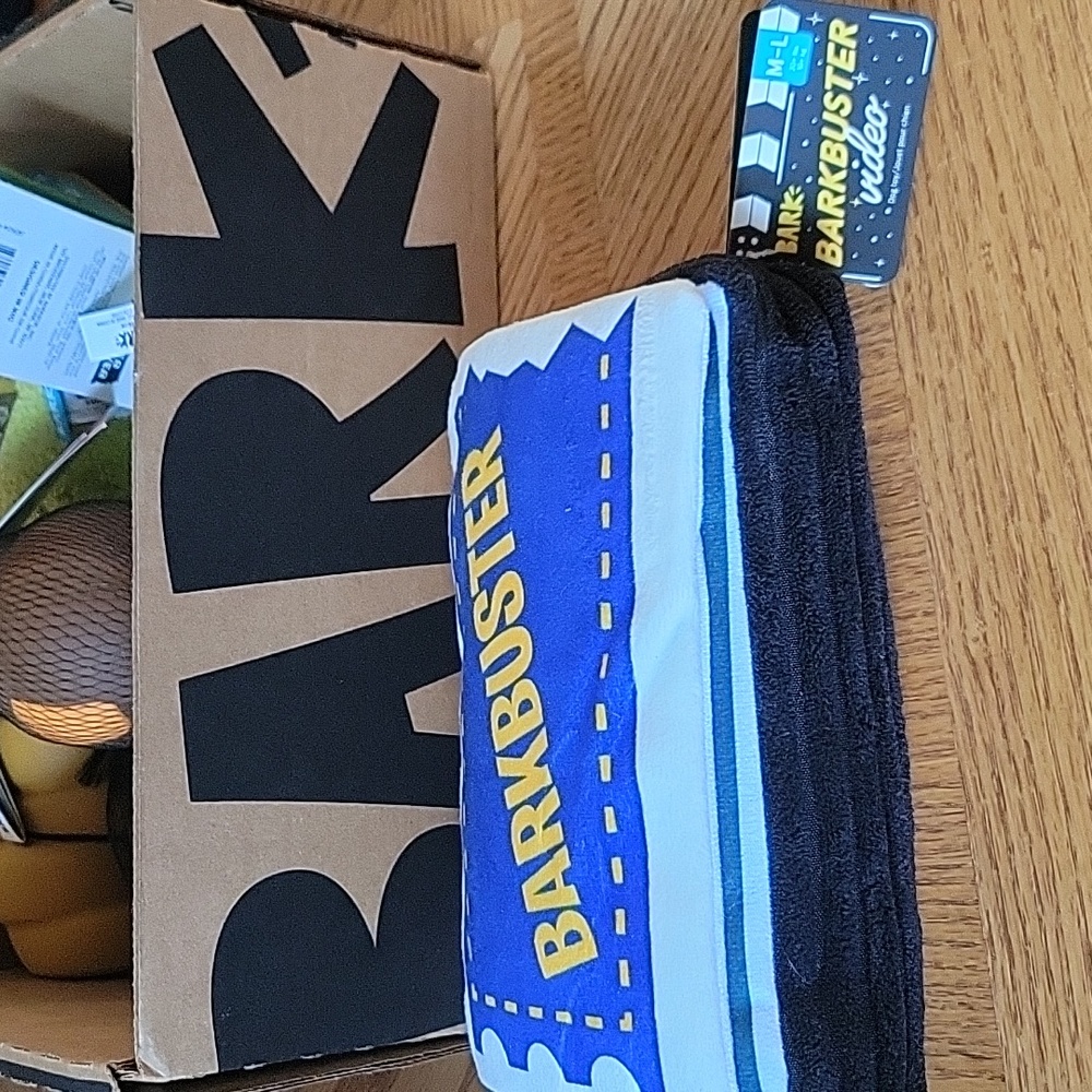 NWT Barkbox Barkbuster video toy size medium-large